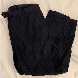 AllSaints 7/8 navy men’s chinos